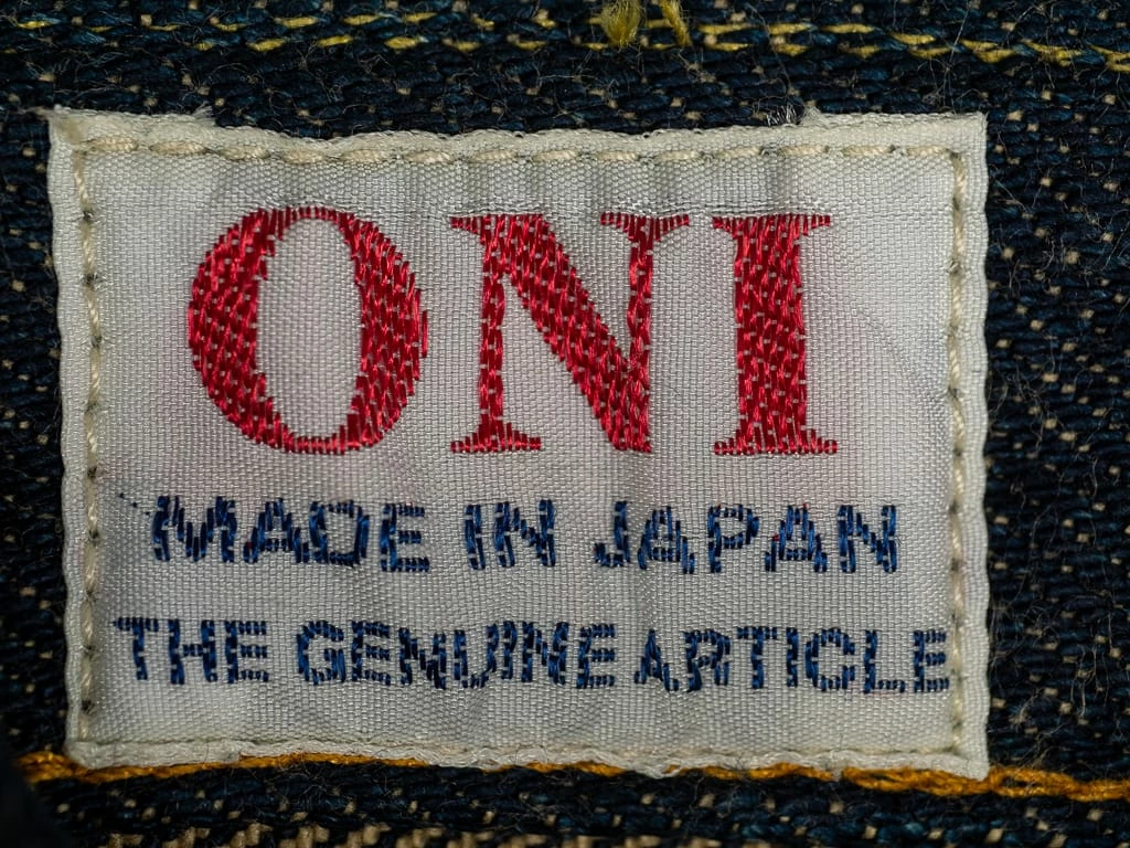 ONI Denim 288ZR "Secret Denim" 20oz Regular Straight Jeans 29 ONI Denim 288ZR "Secret Denim" 20oz Regular Straight Jeans