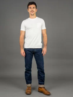 NEW ARRIVALS ONI Denim 510-SHM "Kiwami Beige" 16oz Natural Indigo Neat Straight Semi-Hand Made Jeans