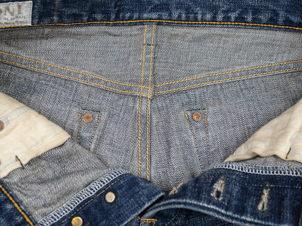 ONI Denim 540-18USED "18 Months Used" 15oz Stylish Tapered Jeans 22 ONI Denim 540-18USED "18 Months Used" 15oz Stylish Tapered Jeans