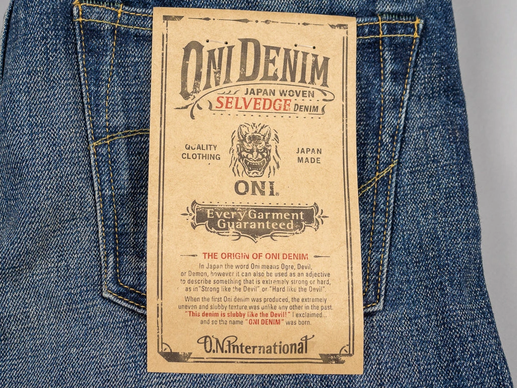 ONI Denim 540-18USED "18 Months Used" 15oz Stylish Tapered Jeans 20 ONI Denim 540-18USED "18 Months Used" 15oz Stylish Tapered Jeans