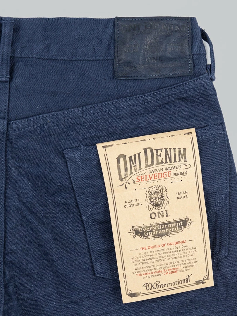 NEW ARRIVALS ONI Denim 612-NVNV "Navy Warp And Weft" 12oz Relaxed Tapered Jeans 15 NEW ARRIVALS ONI Denim 612-NVNV "Navy Warp And Weft" 12oz Relaxed Tapered Jeans