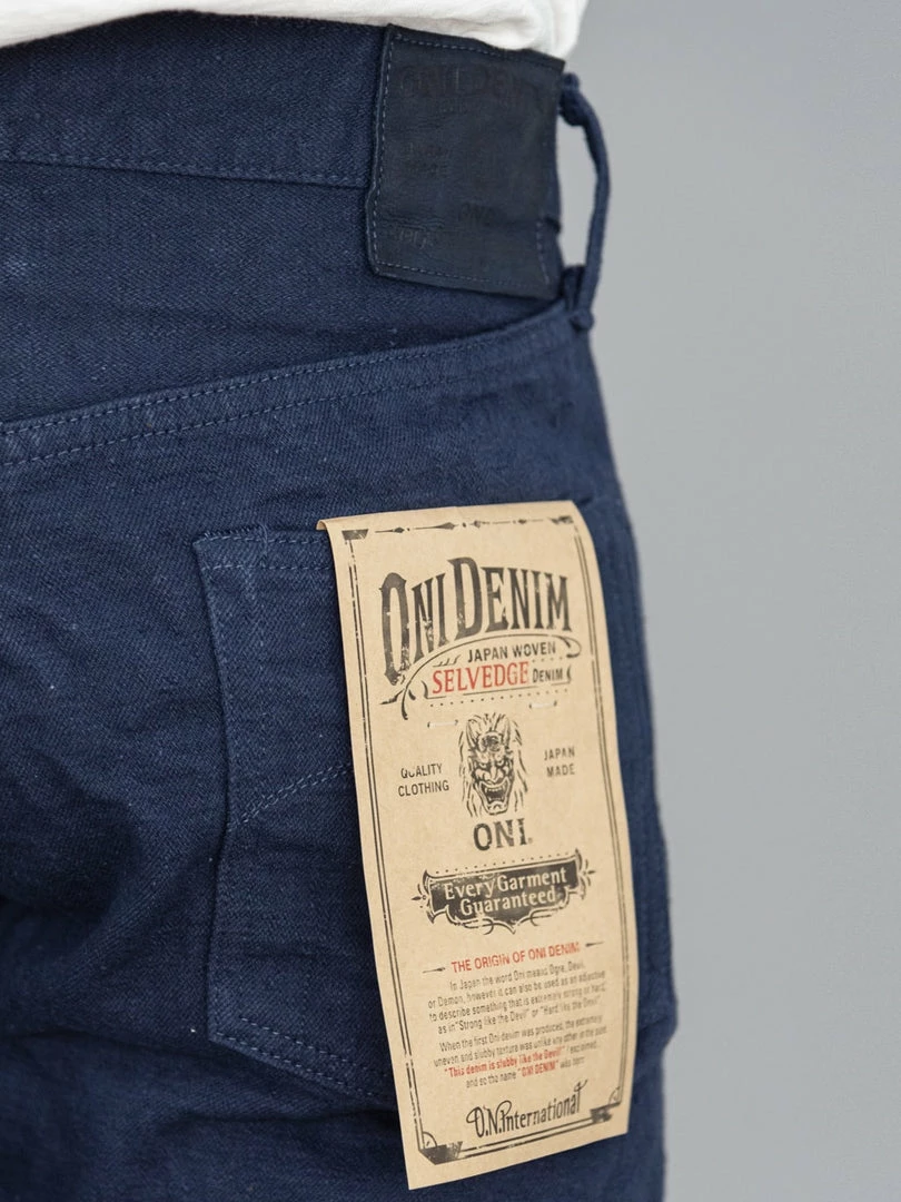 NEW ARRIVALS ONI Denim 612-NVNV "Navy Warp And Weft" 12oz Relaxed Tapered Jeans 9 NEW ARRIVALS ONI Denim 612-NVNV "Navy Warp And Weft" 12oz Relaxed Tapered Jeans