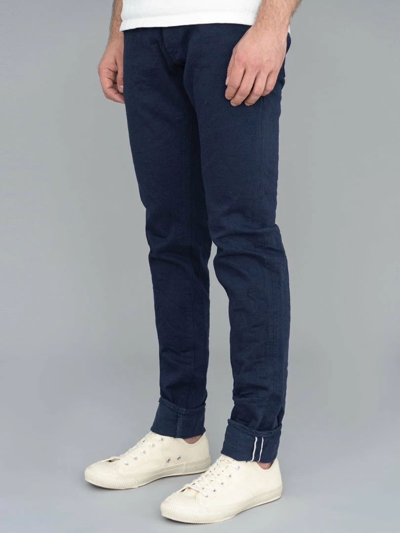 NEW ARRIVALS ONI Denim 612-NVNV "Navy Warp And Weft" 12oz Relaxed Tapered Jeans 6 NEW ARRIVALS ONI Denim 612-NVNV "Navy Warp And Weft" 12oz Relaxed Tapered Jeans