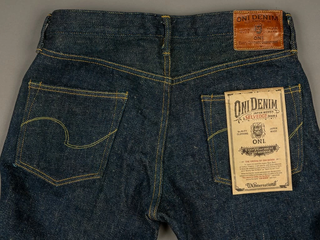 ONI Denim 622ZR "Secret Denim" 20oz Relaxed Tapered Jeans 16 ONI Denim 622ZR "Secret Denim" 20oz Relaxed Tapered Jeans