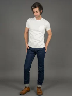 ONI Denim 920-SHM "Kiwami" 16oz Natural Indigo High Rise Relax Tapered Semi-Hand Made Jeans