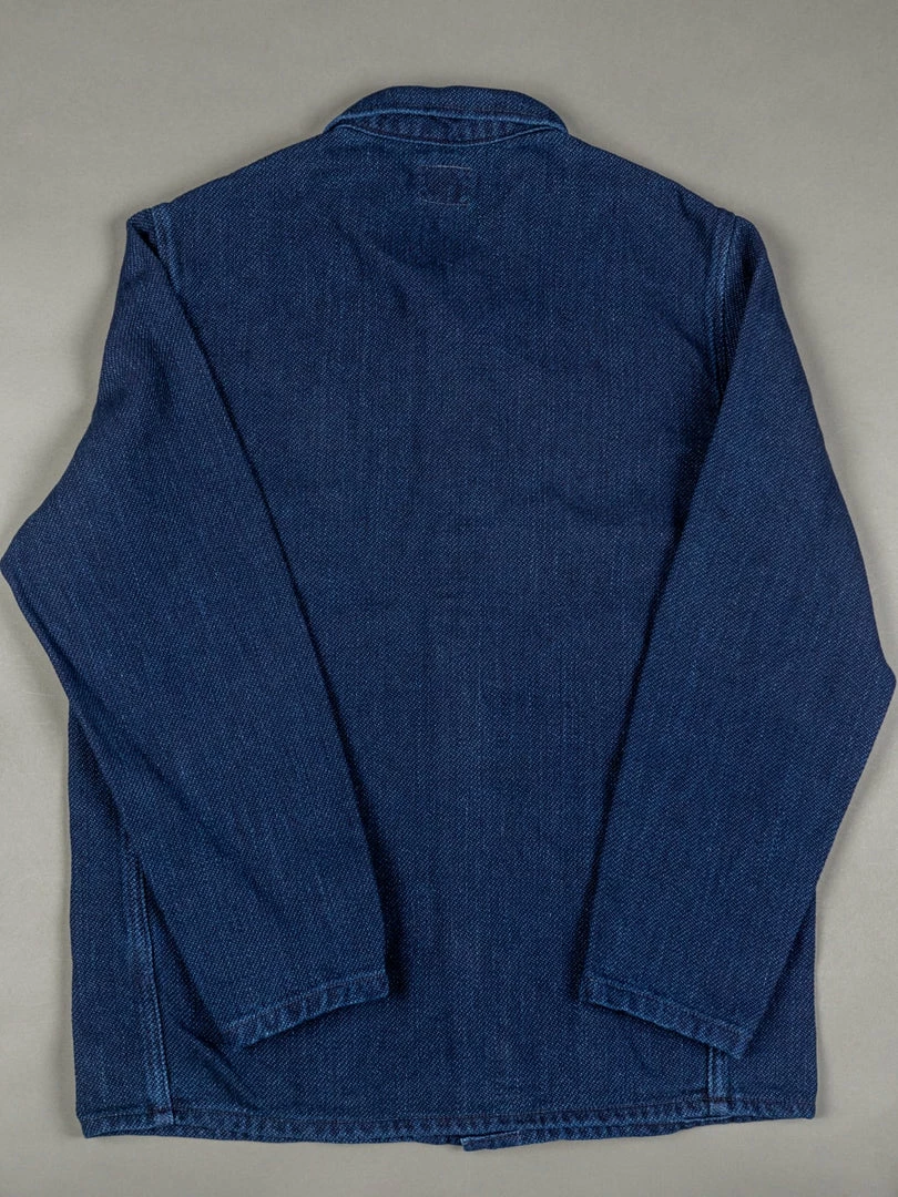 ONI Denim 03501-WIDD Indigo Dobby Twill Coverall Jacket Biowash 12 ONI Denim 03501-WIDD Indigo Dobby Twill Coverall Jacket Biowash