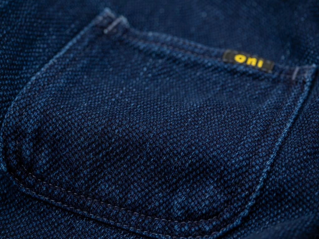 ONI Denim 03501-WIDD Indigo Dobby Twill Coverall Jacket Biowash 22 ONI Denim 03501-WIDD Indigo Dobby Twill Coverall Jacket Biowash