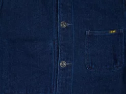 ONI Denim 03501-WIDD Indigo Dobby Twill Coverall Jacket Biowash 42 ONI Denim 03501-WIDD Indigo Dobby Twill Coverall Jacket Biowash
