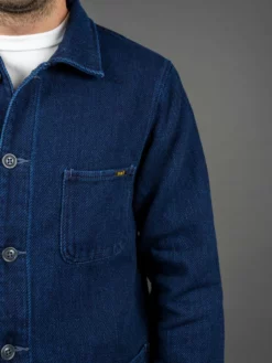 ONI Denim 03501-WIDD Indigo Dobby Twill Coverall Jacket Biowash 35 ONI Denim 03501-WIDD Indigo Dobby Twill Coverall Jacket Biowash