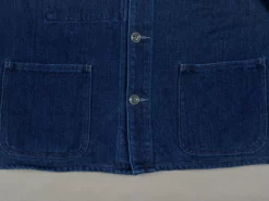 ONI Denim 03501-WIDD Indigo Dobby Twill Coverall Jacket Biowash 46 ONI Denim 03501-WIDD Indigo Dobby Twill Coverall Jacket Biowash