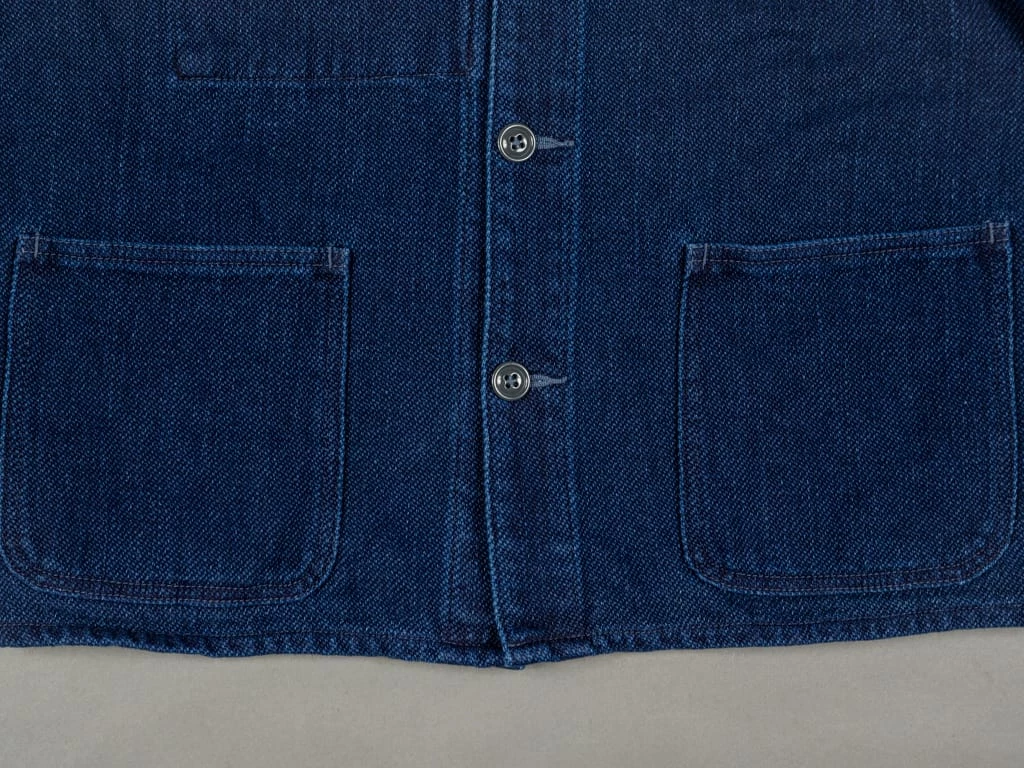 ONI Denim 03501-WIDD Indigo Dobby Twill Coverall Jacket Biowash 20 ONI Denim 03501-WIDD Indigo Dobby Twill Coverall Jacket Biowash