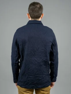 NEW ARRIVALS ONI Denim 03100-ID Sashiko Dobby Coverall Jacket Indigo