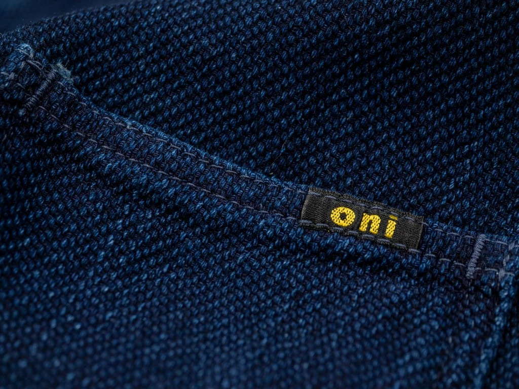 ONI Denim 03501-WIDD Indigo Dobby Twill Coverall Jacket Biowash 19 ONI Denim 03501-WIDD Indigo Dobby Twill Coverall Jacket Biowash