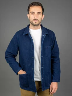 ONI Denim 03501-WIDD Indigo Dobby Twill Coverall Jacket Biowash