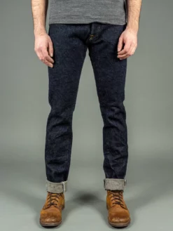 ONI Denim [Workwear Series] 547DIZR "Dark Indigo Secret Denim" 20oz Triple Stitched Semi-Tight Straight Jeans