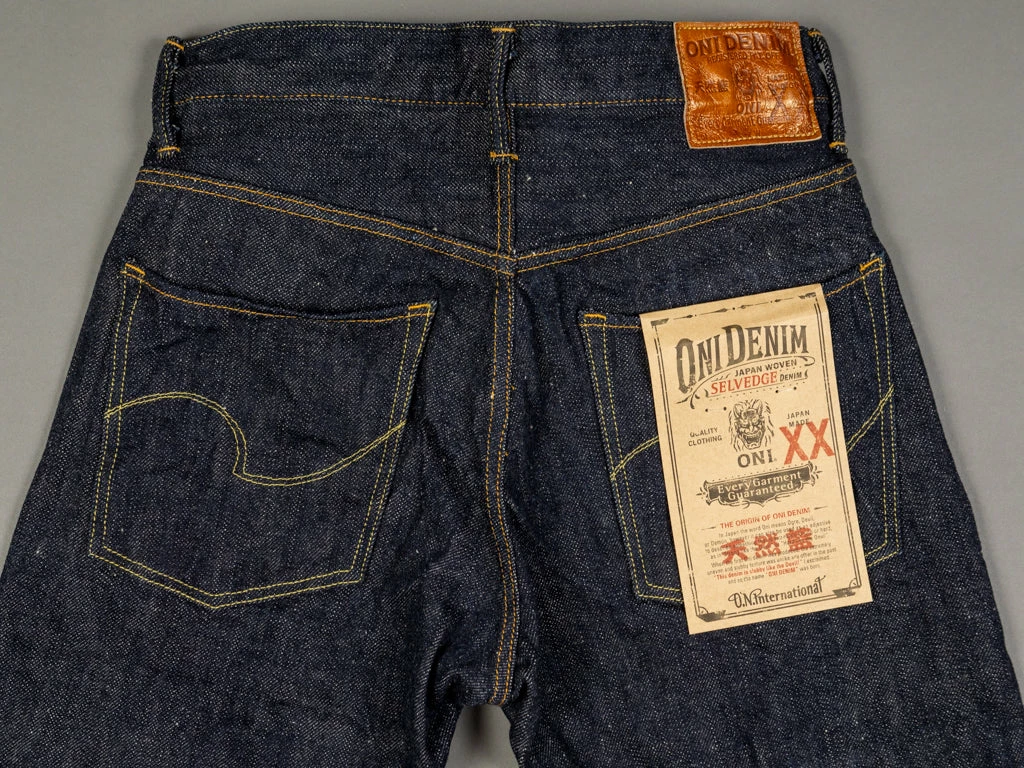 ONI Denim 921NIXX "Natural Indigo XX Denim" 17oz High Rise Relax Tapered Jeans 14 ONI Denim 921NIXX "Natural Indigo XX Denim" 17oz High Rise Relax Tapered Jeans