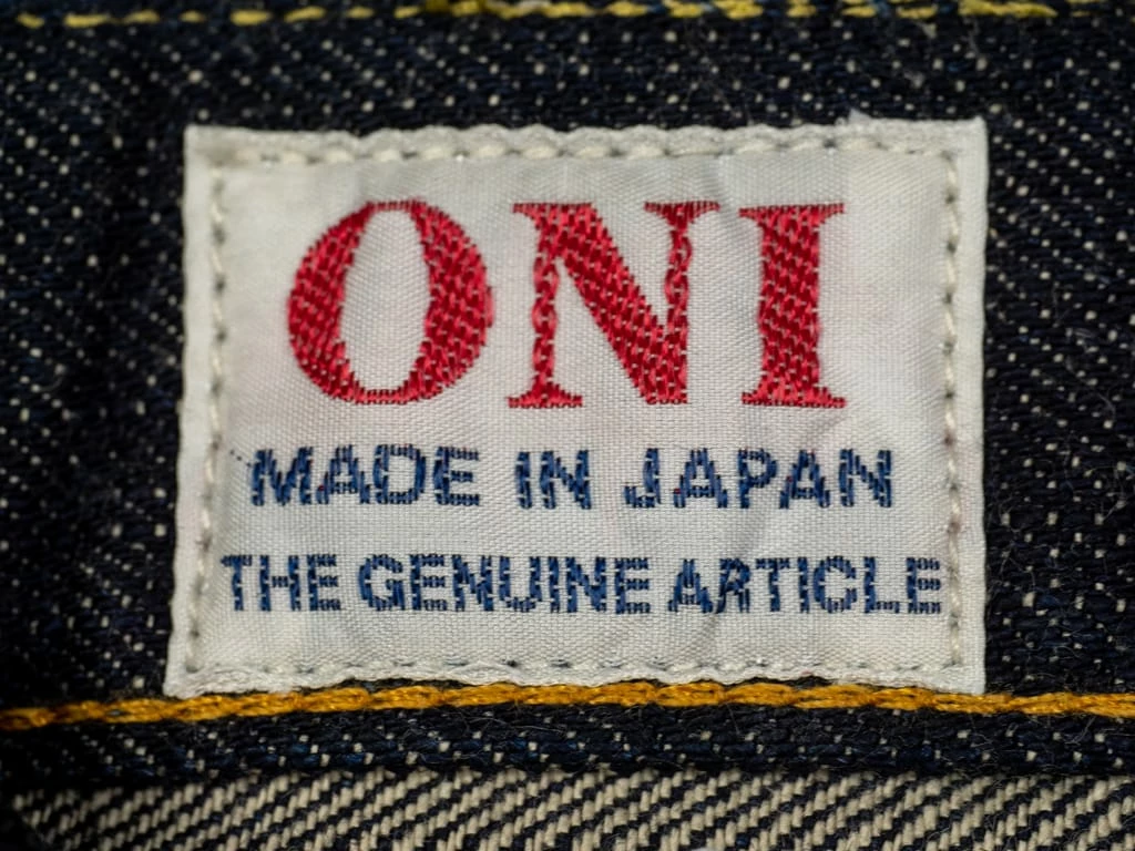 ONI Denim 921NIXX "Natural Indigo XX Denim" 17oz High Rise Relax Tapered Jeans 30 ONI Denim 921NIXX "Natural Indigo XX Denim" 17oz High Rise Relax Tapered Jeans