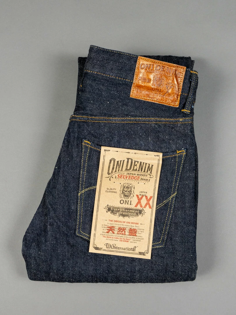 ONI Denim 921NIXX "Natural Indigo XX Denim" 17oz High Rise Relax Tapered Jeans 12 ONI Denim 921NIXX "Natural Indigo XX Denim" 17oz High Rise Relax Tapered Jeans