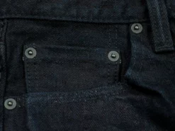 Pure Blue Japan XX-18oz-019 "Indigo X Black" 18oz Relaxed Tapered Jeans 49 Pure Blue Japan XX-18oz-019