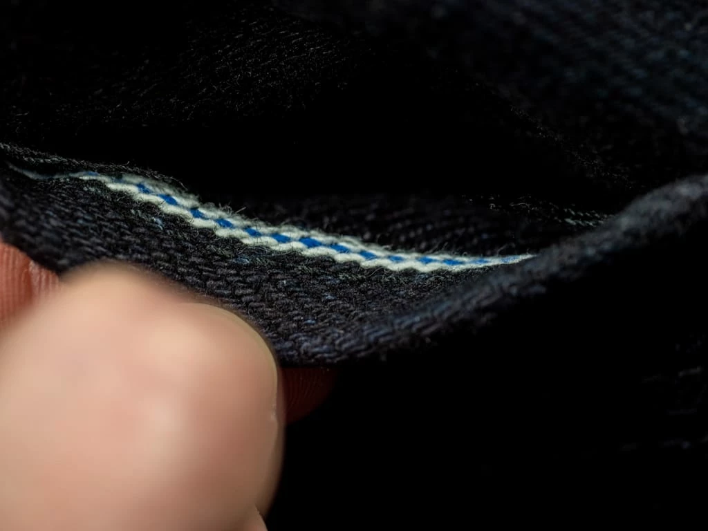 Pure Blue Japan XX-18oz-019 "Indigo X Black" 18oz Relaxed Tapered Jeans 25 Pure Blue Japan XX-18oz-019 "Indigo X Black" 18oz Relaxed Tapered Jeans