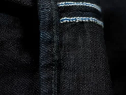 Pure Blue Japan XX-18oz-019 "Indigo X Black" 18oz Relaxed Tapered Jeans 63 Pure Blue Japan XX-18oz-019