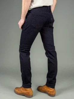 Pure Blue Japan XX-18oz-019 "Indigo X Black" 18oz Relaxed Tapered Jeans 38 Pure Blue Japan XX-18oz-019