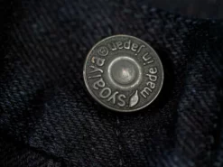 Pure Blue Japan XX-18oz-019 "Indigo X Black" 18oz Relaxed Tapered Jeans 50 Pure Blue Japan XX-18oz-019