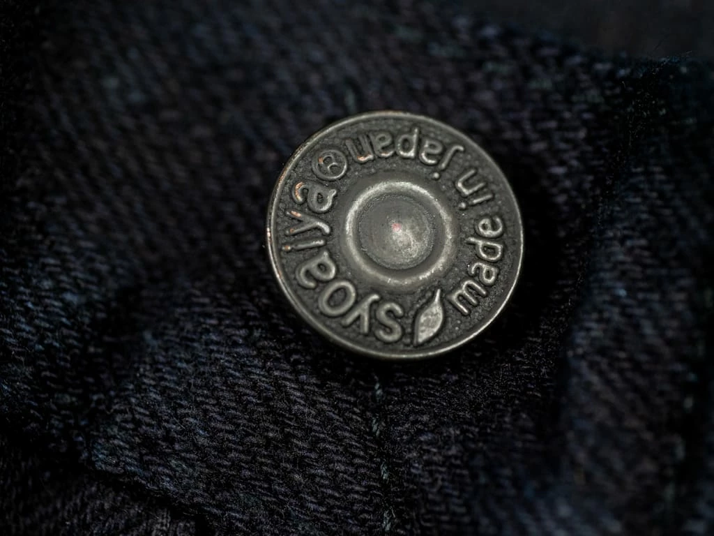 Pure Blue Japan XX-18oz-019 "Indigo X Black" 18oz Relaxed Tapered Jeans 19 Pure Blue Japan XX-18oz-019 "Indigo X Black" 18oz Relaxed Tapered Jeans