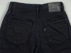 Pure Blue Japan XX-18oz-019 "Indigo X Black" 18oz Relaxed Tapered Jeans 45 Pure Blue Japan XX-18oz-019