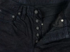 Pure Blue Japan XX-18oz-019 "Indigo X Black" 18oz Relaxed Tapered Jeans 46 Pure Blue Japan XX-18oz-019