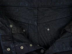 Pure Blue Japan XX-18oz-019 "Indigo X Black" 18oz Relaxed Tapered Jeans 57 Pure Blue Japan XX-18oz-019