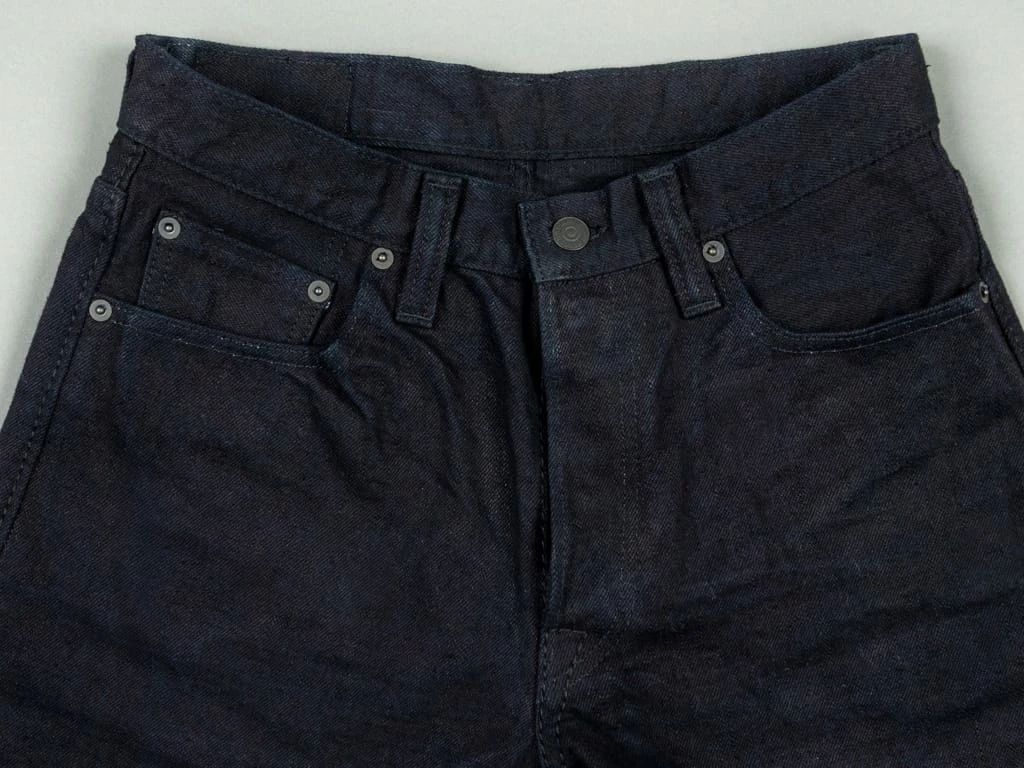 Pure Blue Japan XX-18oz-019 "Indigo X Black" 18oz Relaxed Tapered Jeans 13 Pure Blue Japan XX-18oz-019 "Indigo X Black" 18oz Relaxed Tapered Jeans