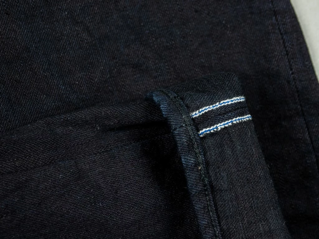 Pure Blue Japan XX-18oz-019 "Indigo X Black" 18oz Relaxed Tapered Jeans 16 Pure Blue Japan XX-18oz-019 "Indigo X Black" 18oz Relaxed Tapered Jeans