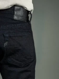 Pure Blue Japan XX-18oz-019 "Indigo X Black" 18oz Relaxed Tapered Jeans 39 Pure Blue Japan XX-18oz-019