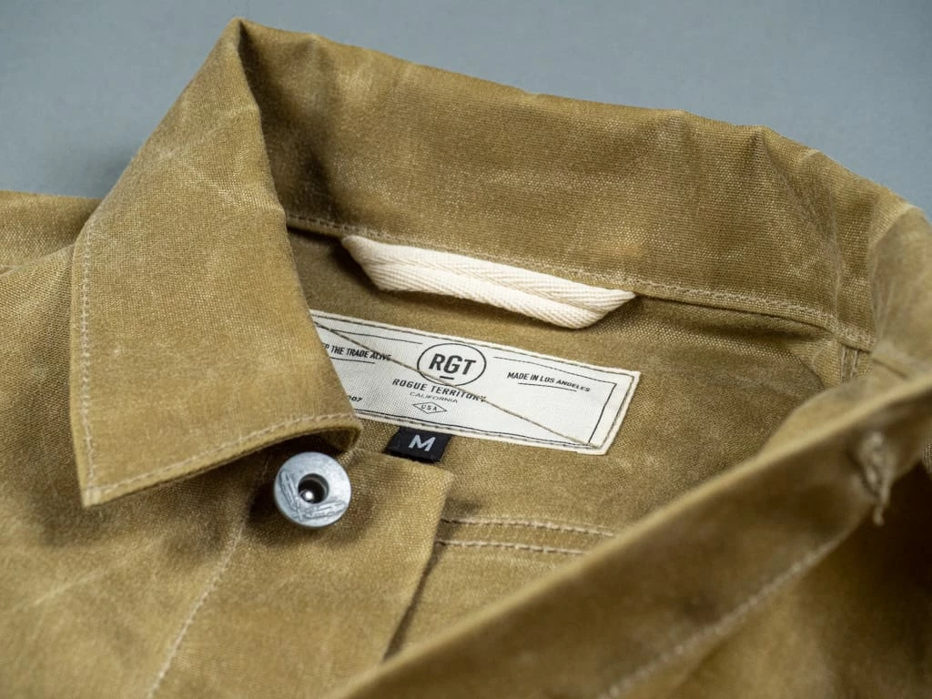 NEW ARRIVALS Rogue Territory Waxed Canvas Supply Jacket Tan Ridgeline 30 NEW ARRIVALS Rogue Territory Waxed Canvas Supply Jacket Tan Ridgeline
