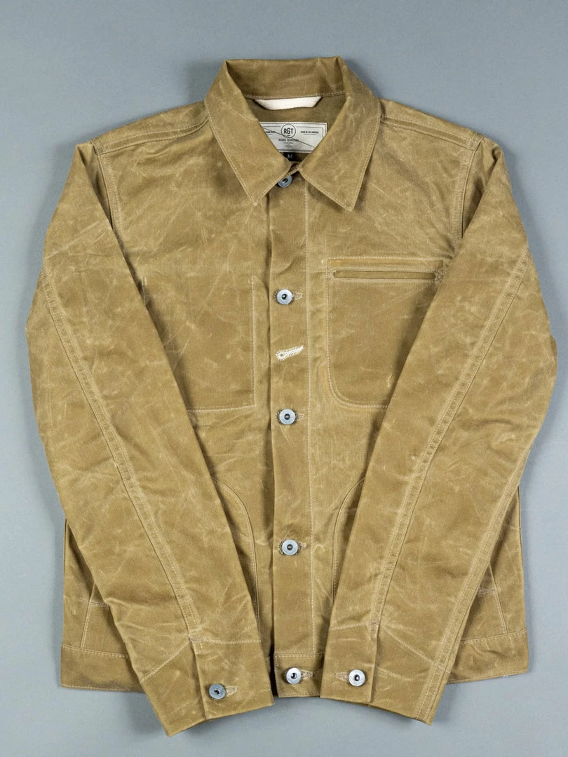 NEW ARRIVALS Rogue Territory Waxed Canvas Supply Jacket Tan Ridgeline 11 NEW ARRIVALS Rogue Territory Waxed Canvas Supply Jacket Tan Ridgeline