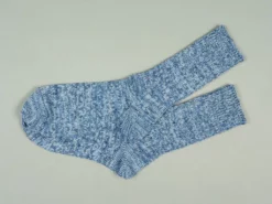 ROTOTO Denim Tone Crew Socks Ice