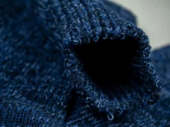 ROTOTO Denim Tone Crew Socks Dark 17 ROTOTO Denim Tone Crew Socks Dark