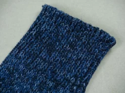 ROTOTO Denim Tone Crew Socks Dark 15 ROTOTO Denim Tone Crew Socks Dark