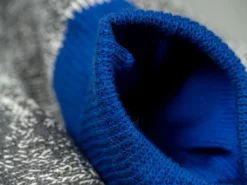 ROTOTO Double Face Crew Socks "Silk & Cotton" Blue/Grey 17 ROTOTO Double Face Crew Socks