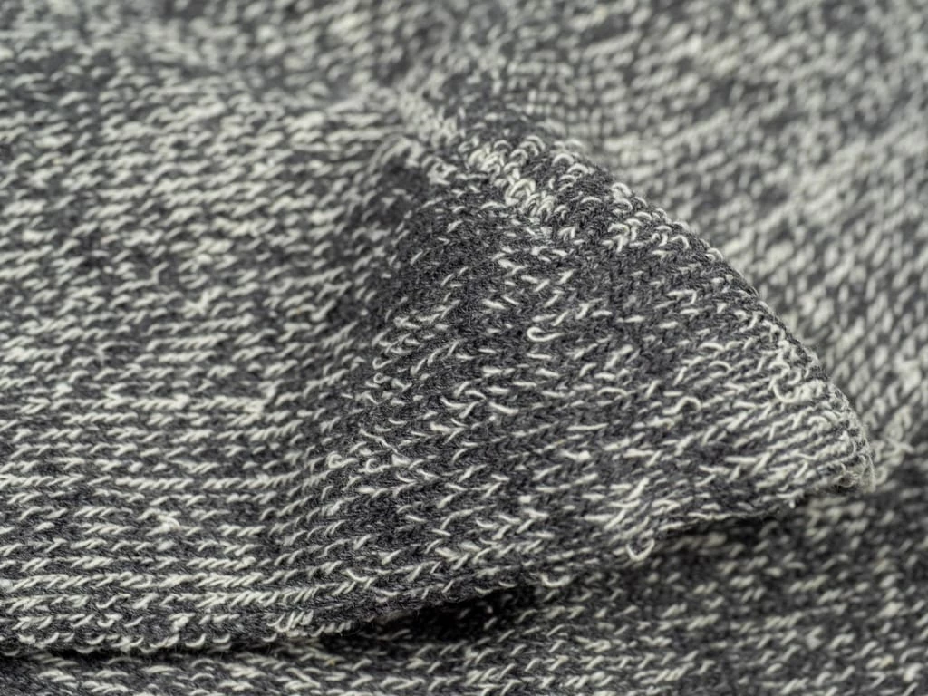 ROTOTO Double Face Crew Socks "Silk & Cotton" Blue/Grey 9 ROTOTO Double Face Crew Socks "Silk & Cotton" Blue/Grey