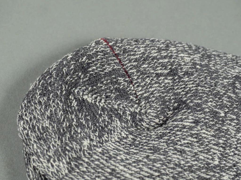 ROTOTO Double Face Crew Socks "Silk & Cotton" Blue/Grey 7 ROTOTO Double Face Crew Socks "Silk & Cotton" Blue/Grey