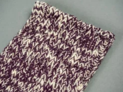 ROTOTO Low Gauge Slub Crew Socks Burgundy 15 ROTOTO Low Gauge Slub Crew Socks Burgundy