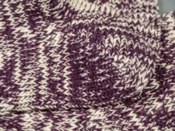 ROTOTO Low Gauge Slub Crew Socks Burgundy 16 ROTOTO Low Gauge Slub Crew Socks Burgundy