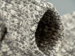 ROTOTO Low Gauge Slub Crew Socks Grey 17 ROTOTO Low Gauge Slub Crew Socks Grey