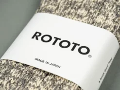 ROTOTO Low Gauge Slub Crew Socks Grey 13 ROTOTO Low Gauge Slub Crew Socks Grey