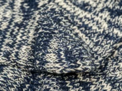 ROTOTO Low Gauge Slub Crew Socks Navy 16 ROTOTO Low Gauge Slub Crew Socks Navy