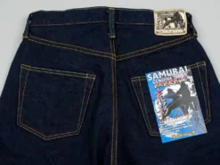 Samurai Jeans S520XX18oz-SB "Arakage" Indigo X Black 18oz Regular Tapered Jeans 50 Samurai Jeans S520XX18oz-SB