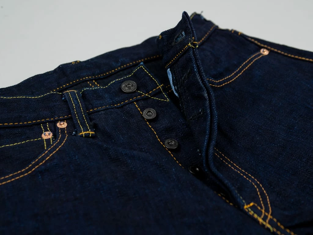 Samurai Jeans S520XX18oz-SB "Arakage" Indigo X Black 18oz Regular Tapered Jeans 20 Samurai Jeans S520XX18oz-SB "Arakage" Indigo X Black 18oz Regular Tapered Jeans