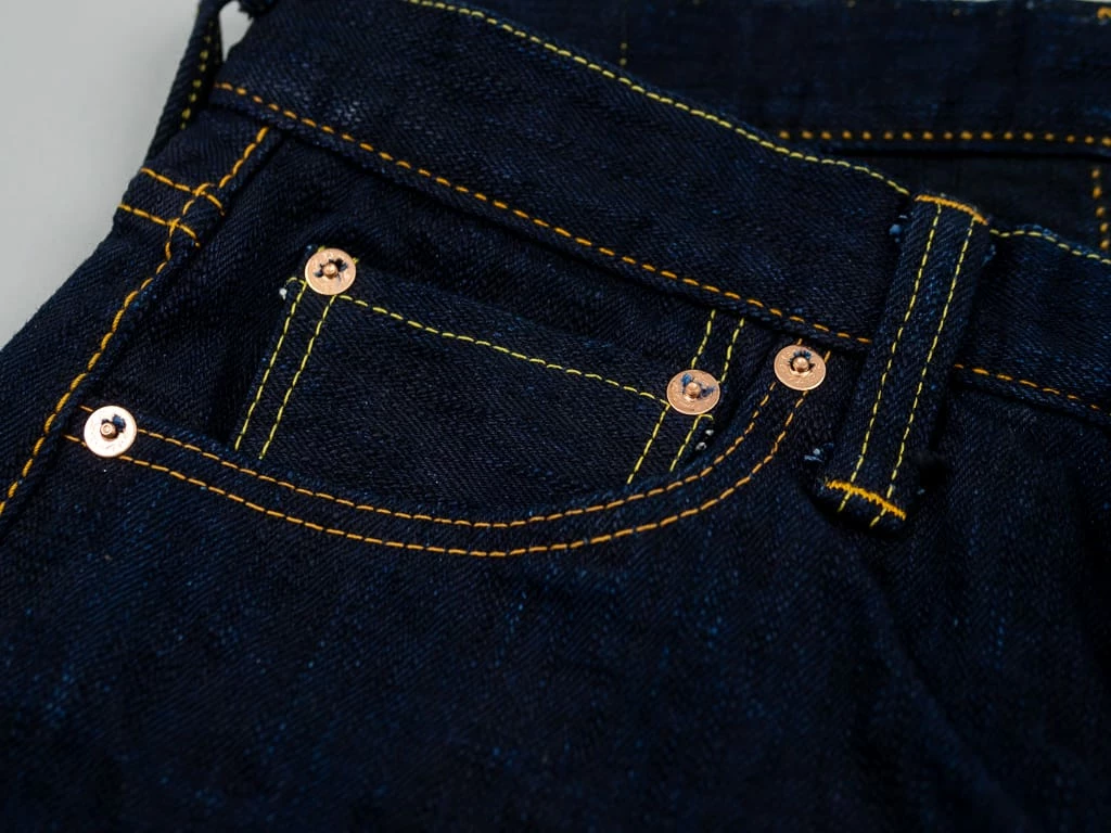 Samurai Jeans S520XX18oz-SB "Arakage" Indigo X Black 18oz Regular Tapered Jeans 23 Samurai Jeans S520XX18oz-SB "Arakage" Indigo X Black 18oz Regular Tapered Jeans